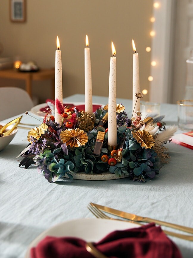 Upcycling Advent Wreath